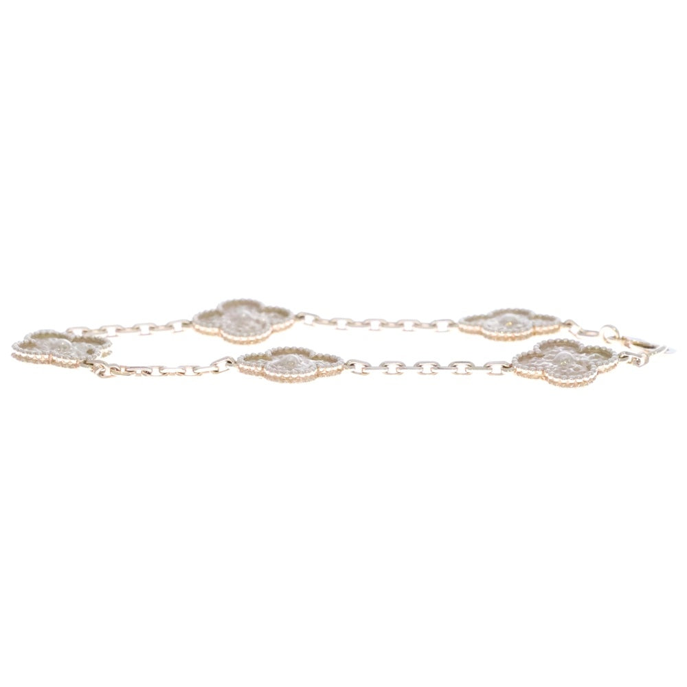 Van Cleef & Arpels(ヴァンクリーフアンドアーペル) ヴィンテージアルハンブラ 5モチーフ ブレスレット K18YG イエローゴールド VCARO1IE00 ジュエリー アクセサリー