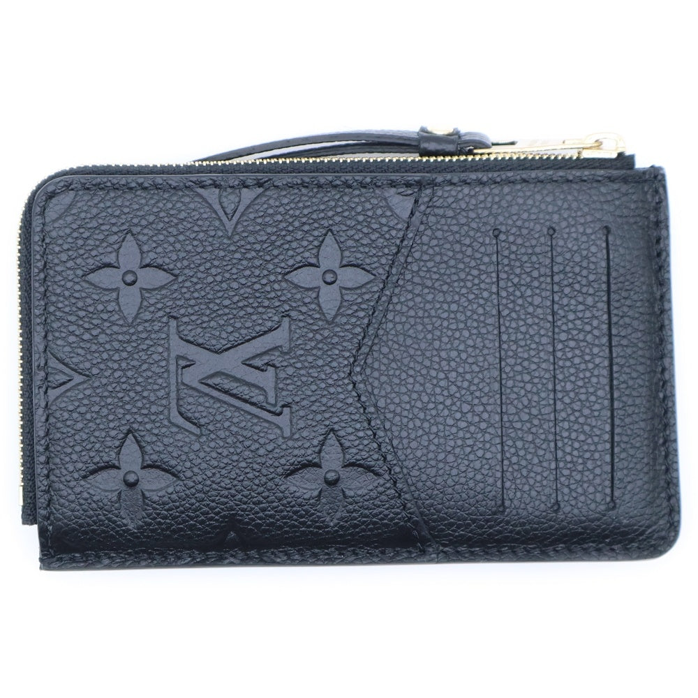 LOUIS VUITTON(ルイヴィトン) ポルト カルト・レクト ヴェルソ カードケース コインケース バッグチャーム 名刺入れ ブラック ゴールド金具 レザー M69421