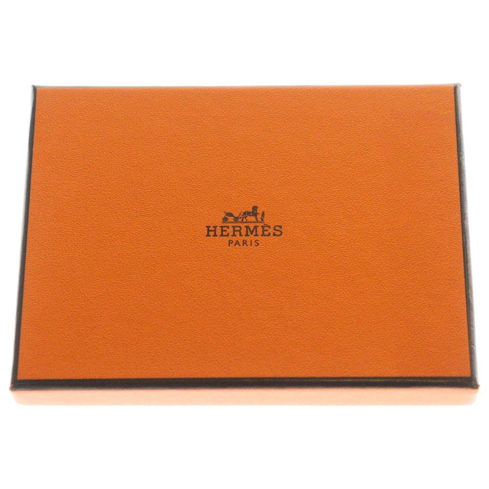 HERMES(エルメス) Hセリエ アッシュセリエ ブルーインディゴ ブルーイド エプソン カードケース 名刺入れ ネイビー U刻印
