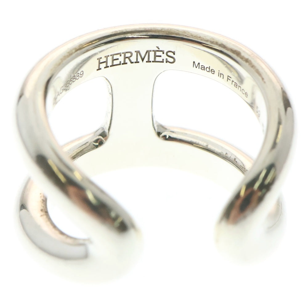 HERMES(エルメス) オスモズGM Ag925 リング 指輪 シルバー♯59 16.4g