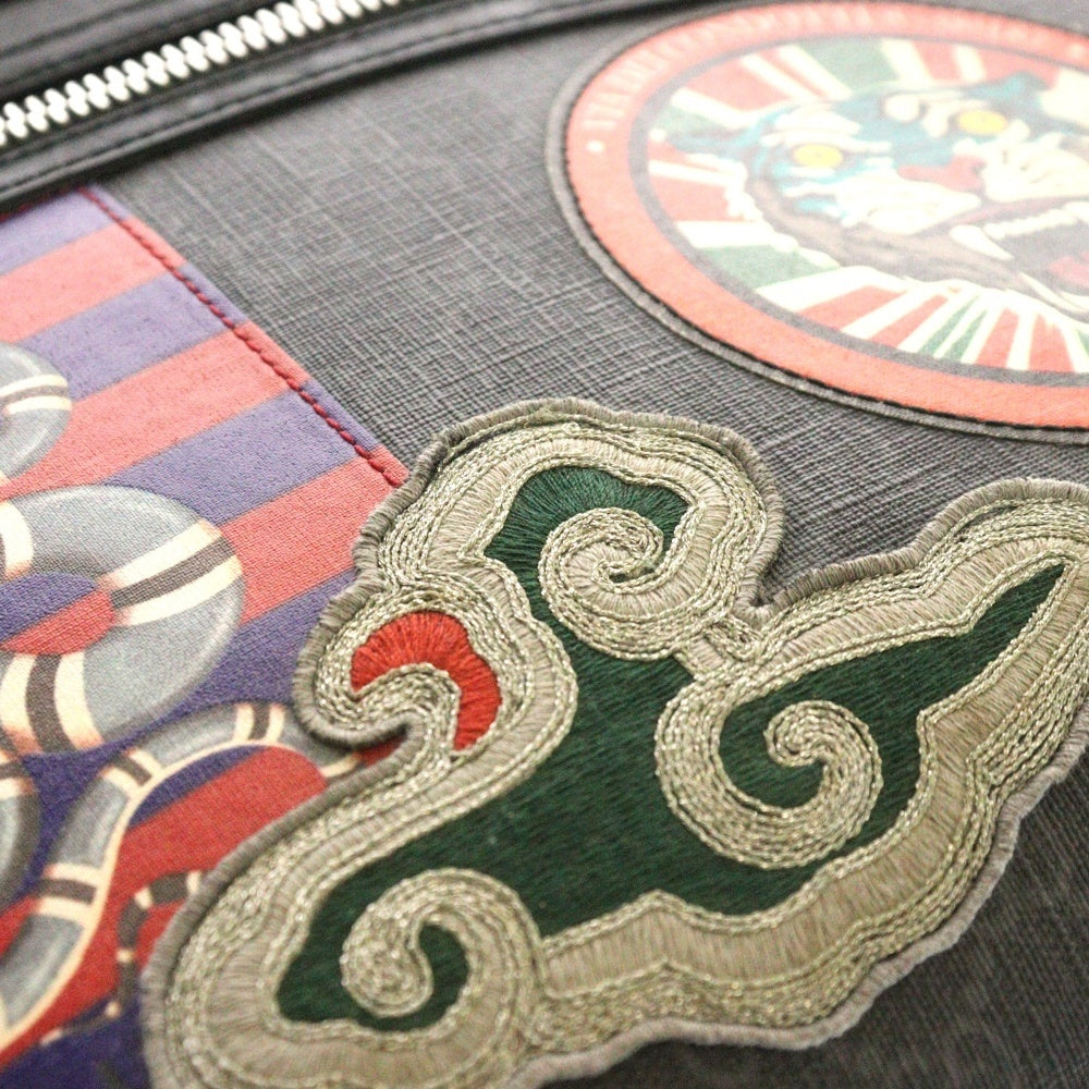 GUCCI(グッチ) GGスプリームキャンバス ショルダーバッグ ブラック 474137
