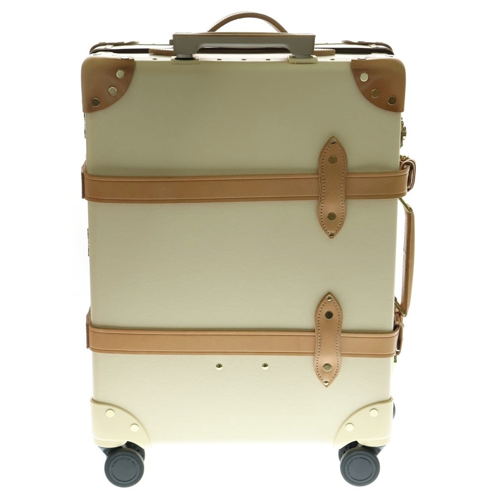 GLOBE-TROTTER(グローブトロッター) Safari 4 Wheel Carry-on Case トラベルバック キャリーケース スーツケース アイボリー サファリ レザー