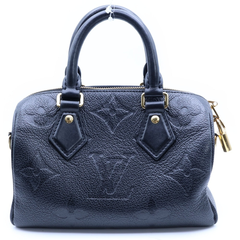 LOUIS VUITTON(ルイヴィトン) モノグラムアンプラント スピーディーバンドリエール20 ノワール 2WAY チェーンショルダーバッグ レザーハンドバッグ ブラック M58953