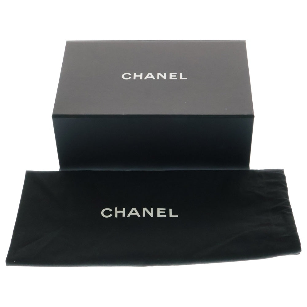 CHANEL(シャネル) ココマーク ミニマトラッセ ラムスキン バイカラーチェーンショルダーバッグ ベージュ/ブラック レディース