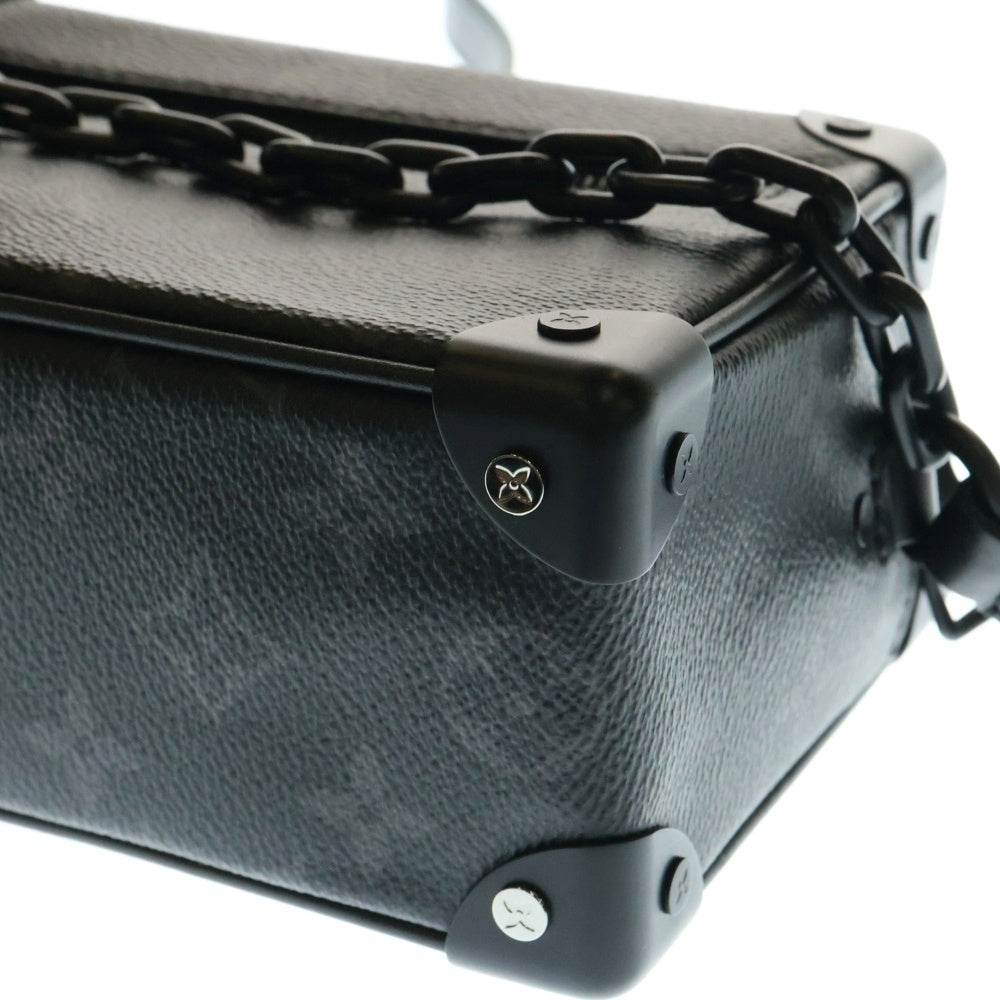 LOUIS VUITTON(ルイヴィトン) モノグラムエクリプス ミニソフトトランク ショルダーバッグ チェーンバッグ ブラック PVC M44735