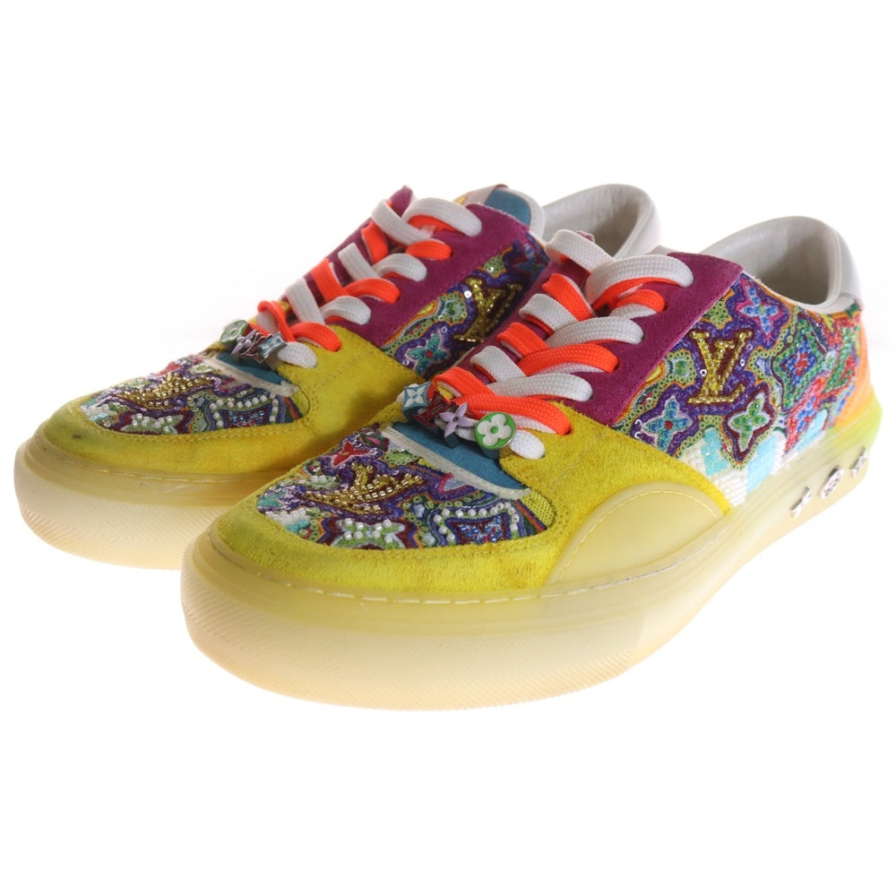 LOUIS VUITTON(ルイヴィトン) 21AW LV Ollie Yellow Beads Sneakers 1A8Q49 LVオリ イエロービーズ スニーカー ローカットスニーカー 1A8Q49
