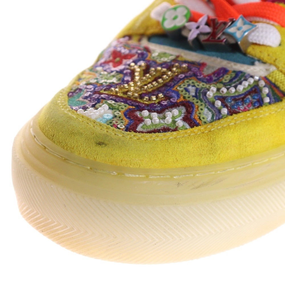 LOUIS VUITTON(ルイヴィトン) 21AW LV Ollie Yellow Beads Sneakers 1A8Q49 LVオリ イエロービーズ スニーカー ローカットスニーカー 1A8Q49