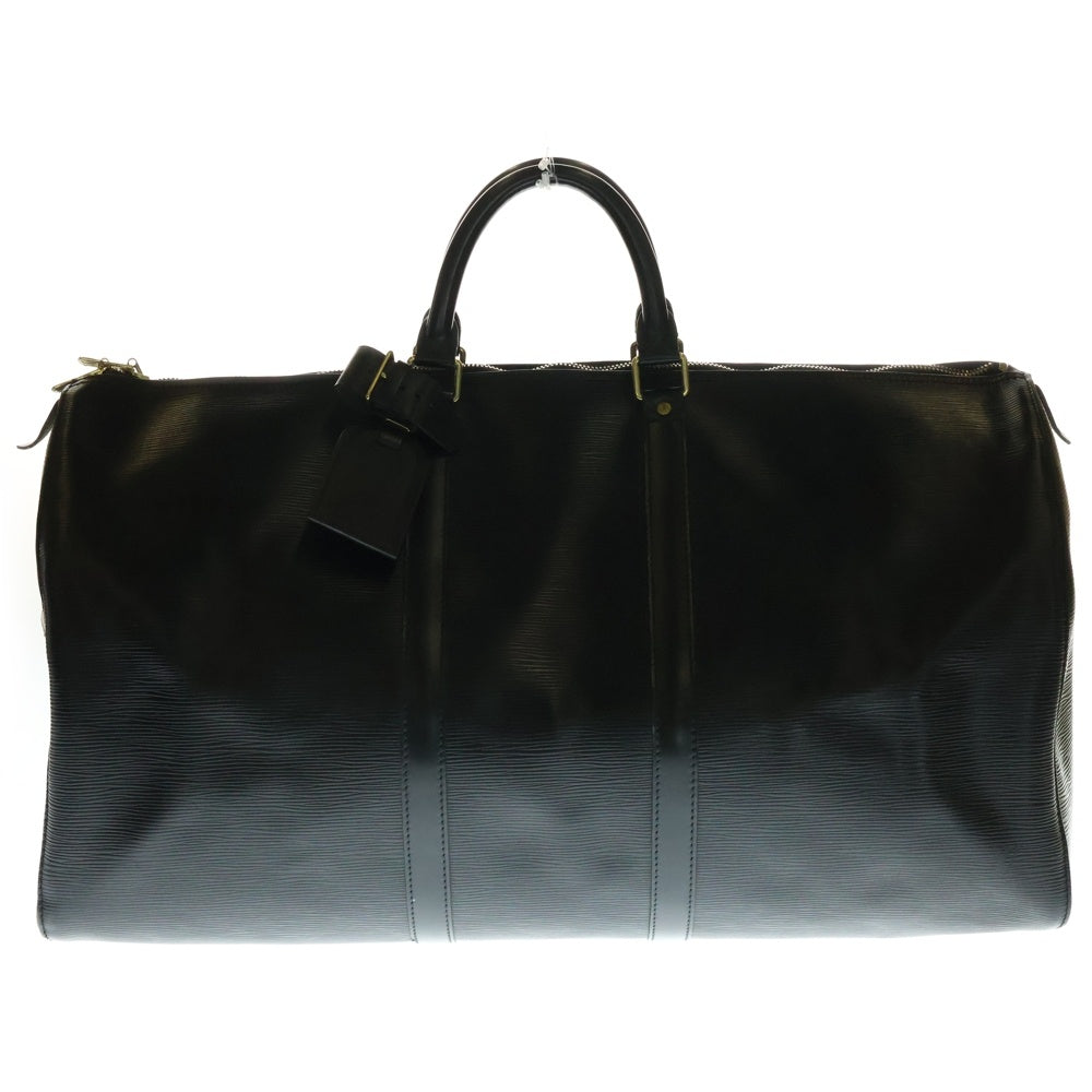 LOUIS VUITTON(ルイヴィトン) エピ キーポル55 ボストンバッグ ショルダーバッグ ブラック レザー M42952