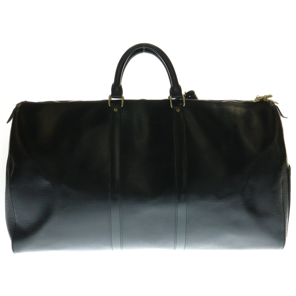 LOUIS VUITTON(ルイヴィトン) エピ キーポル55 ボストンバッグ ショルダーバッグ ブラック レザー M42952