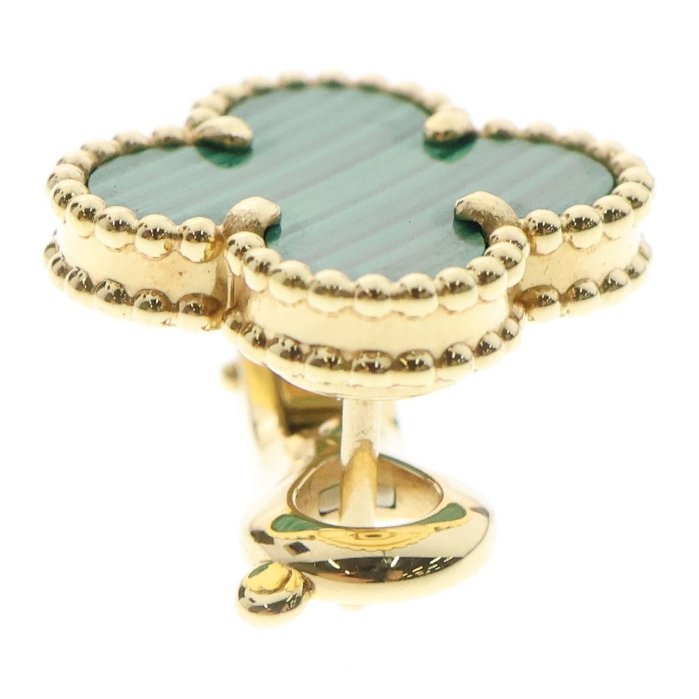 Van Cleef & Arpels(ヴァンクリーフアンドアーペル) ヴィンテージ アルハンブラ マラカイト ピアス イエローゴールド 750YG VCAR03QL00 ジュエリー アクセサリー