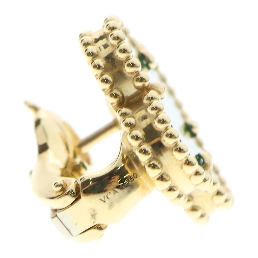 Van Cleef & Arpels(ヴァンクリーフアンドアーペル) ヴィンテージ アルハンブラ マラカイト ピアス イエローゴールド 750YG VCAR03QL00 ジュエリー アクセサリー