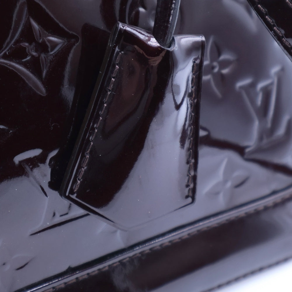 LOUIS VUITTON(ルイヴィトン) モノグラムヴェルニ アルマBB アマラント 2WAYバッグ ハンドバッグ ショルダーバッグ ボルドー ゴールド金具 パテント M91678
