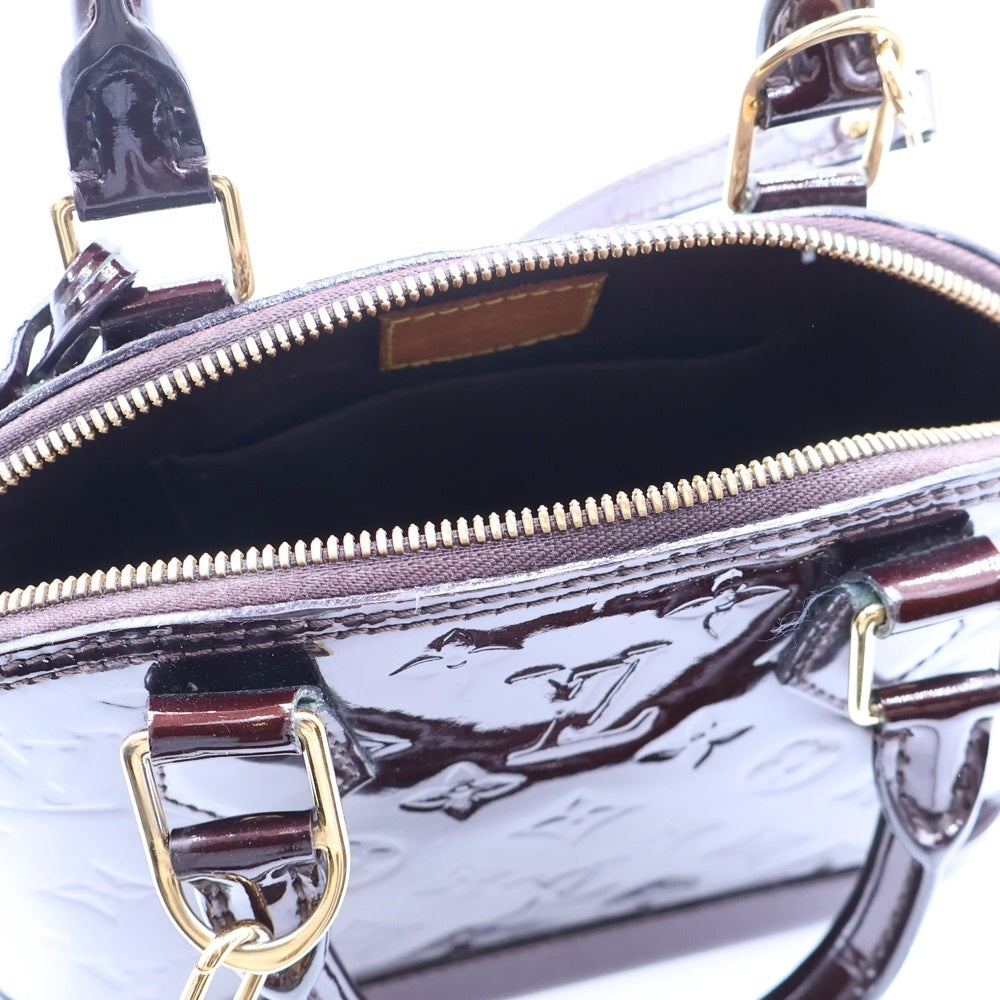 LOUIS VUITTON(ルイヴィトン) モノグラムヴェルニ アルマBB アマラント 2WAYバッグ ハンドバッグ ショルダーバッグ ボルドー ゴールド金具 パテント M91678