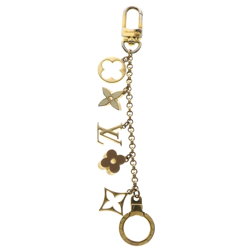 LOUIS VUITTON(ルイヴィトン) バッグチャーム チェーン フルール ドゥ モノグラム キーホルダー バッグチャーム キーホルダー ゴールド金具 M65111