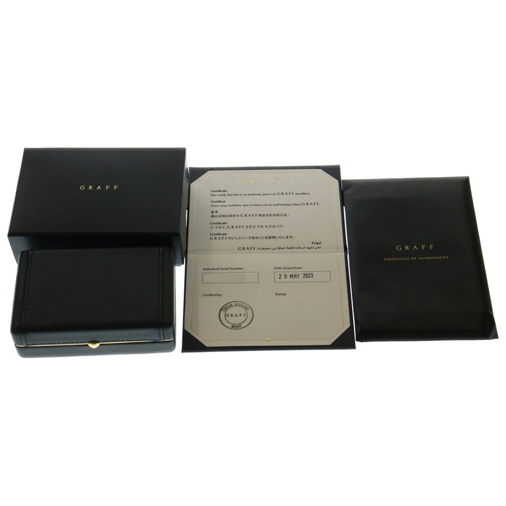GRAFF(グラフ) ミニ バタフライ シルエット ダイヤモンド ペンダント ネックレス ホワイトゴールド 750WG RGP808 ジュエリー アクセサリー