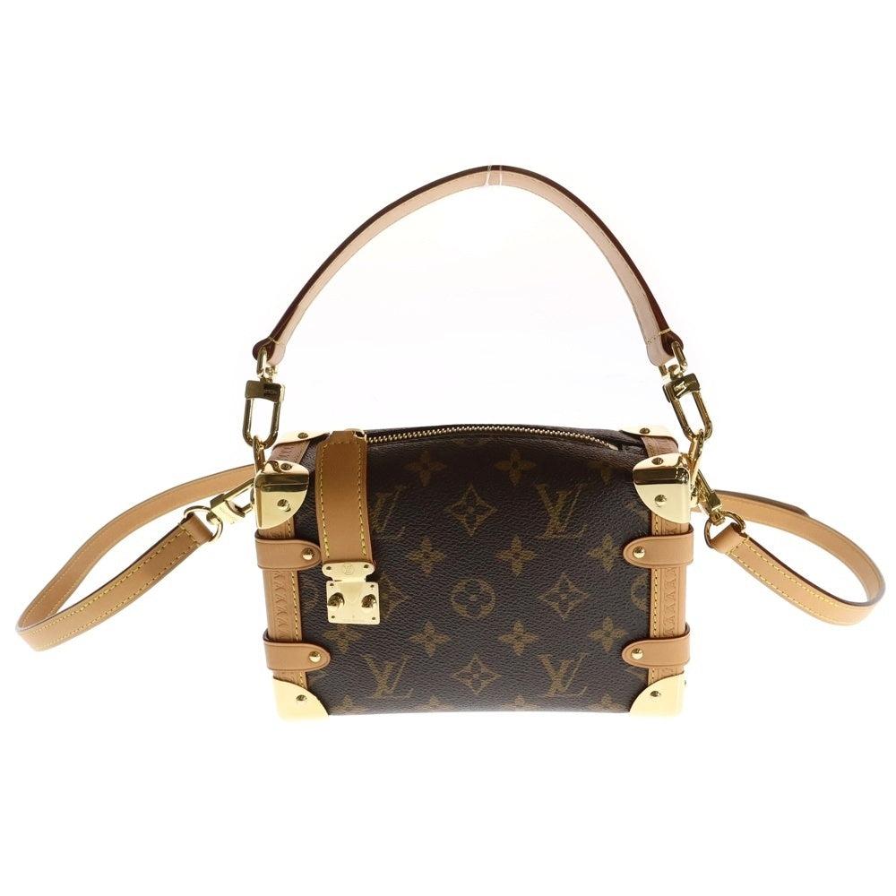 LOUIS VUITTON(ルイヴィトン) モノグラム サイドトランクPM ショルダーバッグ ポシェットバッグ ブラウン PVCレザー RFID M46815
