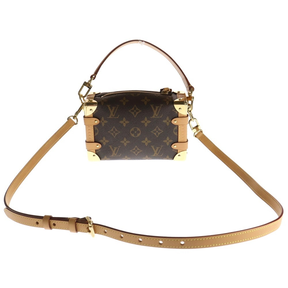 LOUIS VUITTON(ルイヴィトン) モノグラム サイドトランクPM ショルダーバッグ ポシェットバッグ ブラウン PVCレザー RFID M46815