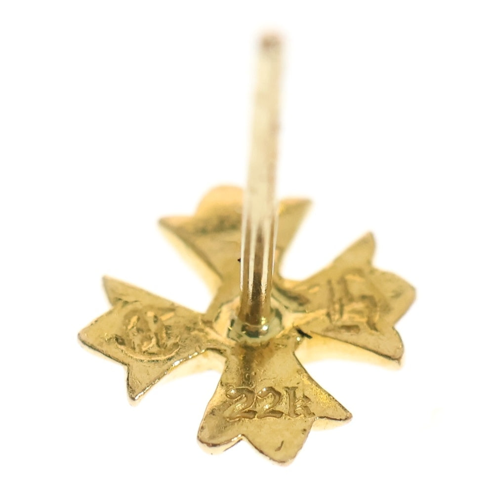 CHROME HEARTS(クロムハーツ) 22K No2 CH PLS 1DIA CHプラス スタッドピアス 1ダイヤ ゴールド BCA021