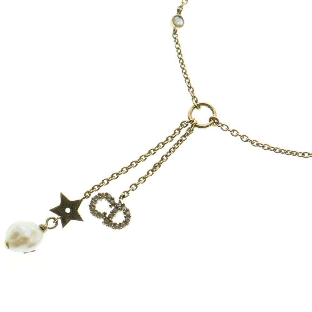 Christian Dior(クリスチャンディオール) CDロゴ ラインストーン  