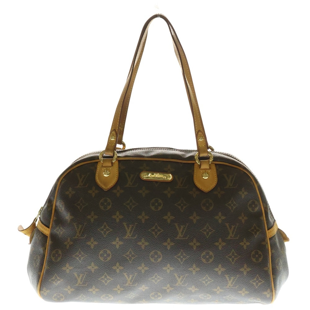 LOUIS VUITTON(ルイヴィトン) モノグラム モントルグイユGM ハンドバッグ トートバッグ ブラウン PVCレザー M95566 レディース