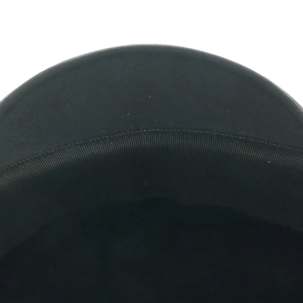 Christian Dior(クリスチャンディオール) Arty アーティー ベール付き コットン キャスケット 帽子 ブラック レディース 86ATY920G130