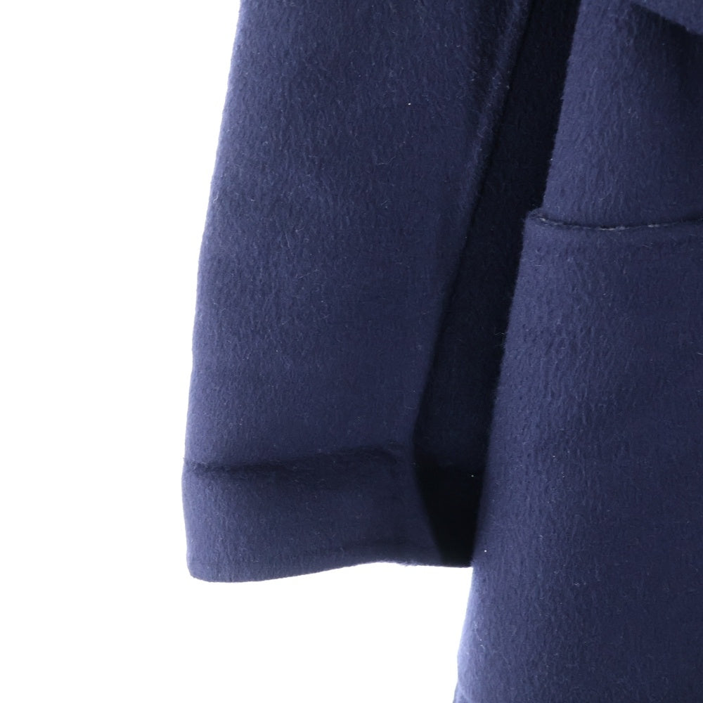 Christian Dior(クリスチャンディオール) オブリーク 裏地総柄 シルク混 ウール チェスターコート ネイビー レディース 110M36A1375
