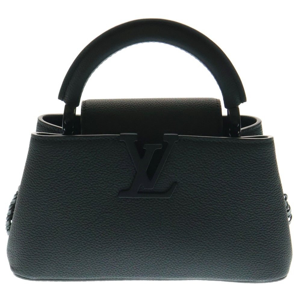 LOUIS VUITTON(ルイヴィトン) カプシーヌEW MINI 2WAYバッグ ハンドバッグ ショルダーバッグ ブラック カーフスキン M23955
