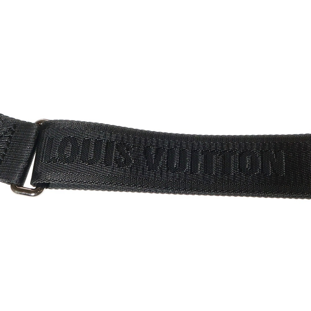LOUIS VUITTON(ルイヴィトン) モノグラムエクリプス トリオメッセンジャー ポーチ付レザーショルダーバッグ ブラック M69443