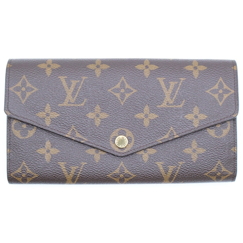LOUIS VUITTON(ルイヴィトン) モノグラム ポルトフォイユ サラ PVC フラップ ロングウォレット 長財布 ゴールド金具 ブラウン M60531