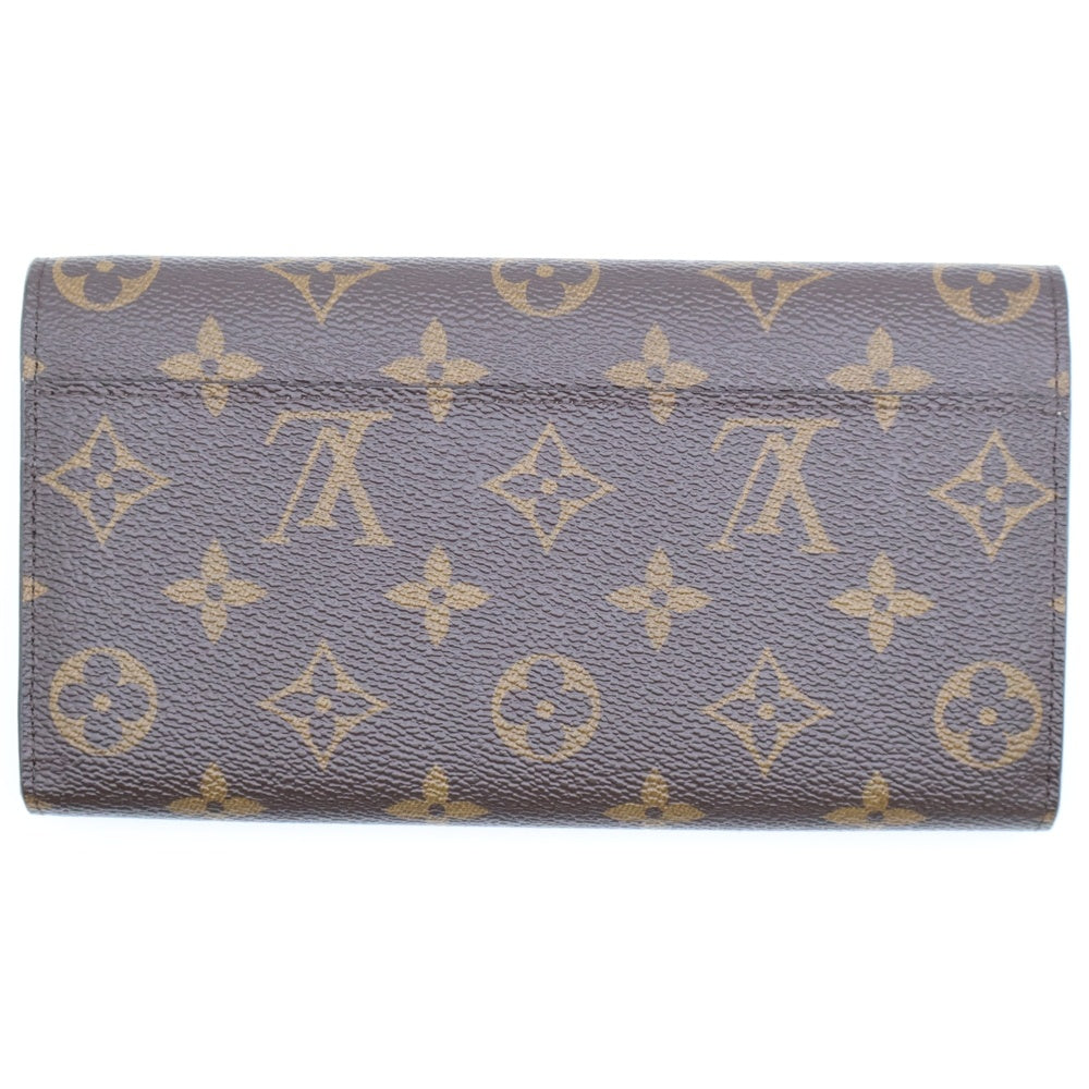 LOUIS VUITTON(ルイヴィトン) モノグラム ポルトフォイユ サラ PVC フラップ ロングウォレット 長財布 ゴールド金具 ブラウン M60531