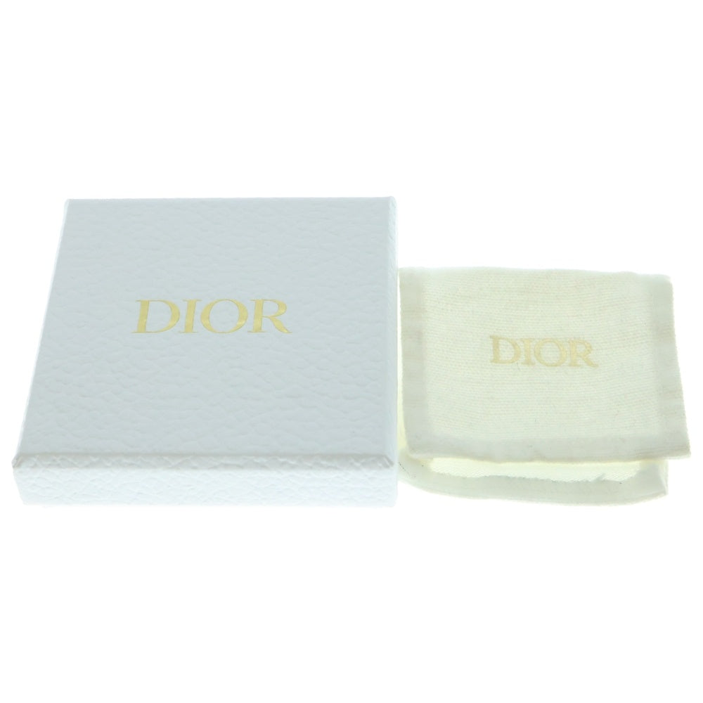 Christian Dior(クリスチャンディオール) トライバル ロゴ ラインストーン フェイクパール ピアス GP ゴールド E1411TRICY アクセサリー
