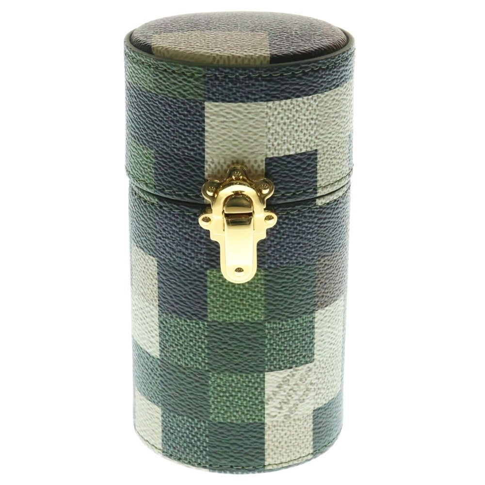 LOUIS VUITTON(ルイヴィトン) ダモフラージュ ダミエ ピクセル カモフラ総柄レザートラベルケース 小物入れ マルチカラー LS0722