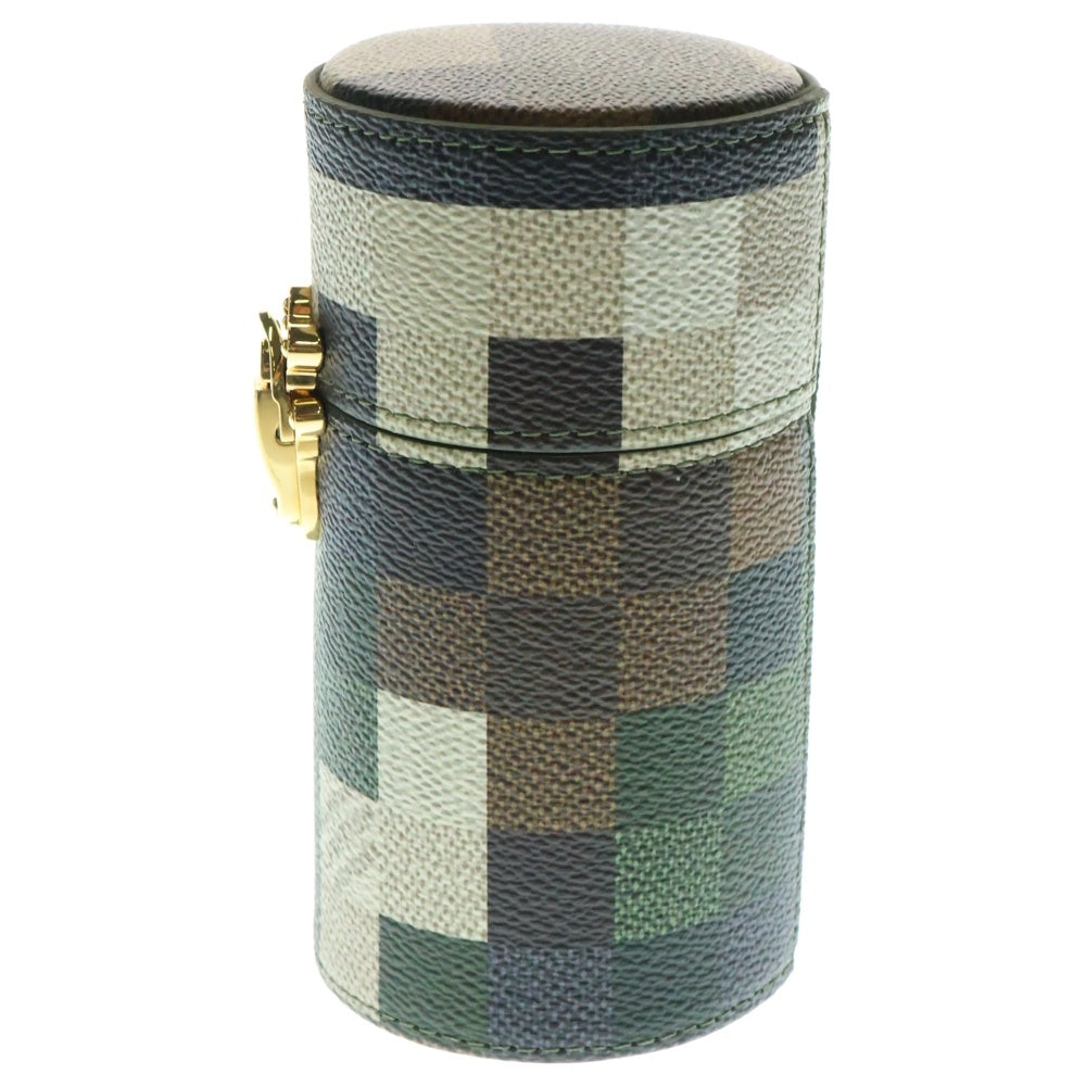 LOUIS VUITTON(ルイヴィトン) ダモフラージュ ダミエ ピクセル カモフラ総柄レザートラベルケース 小物入れ マルチカラー LS0722