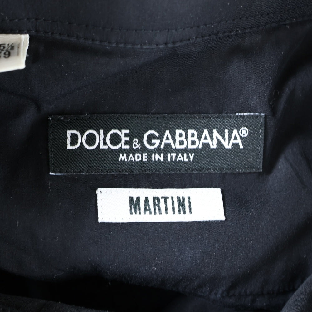 DOLCE & GABBANA(ドルチェアンドガッバーナ) DGロゴテープ ロングスリーブ 長袖シャツ ブラック G5EJ1Z