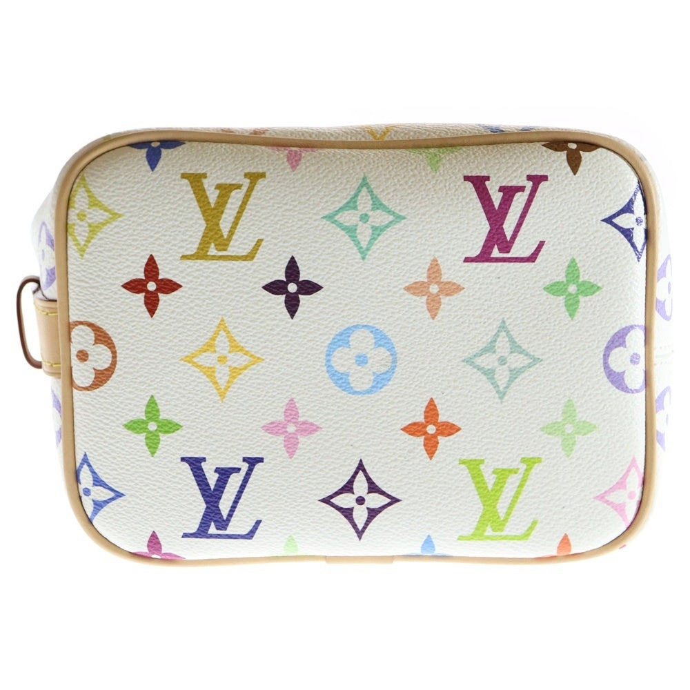 LOUIS VUITTON(ルイヴィトン) LV×TM オール・インBB ショルダーバッグ ハンドバッグ ミニバッグ ホワイト×ブラウン レザー×PVC ゴールド金具 M13089