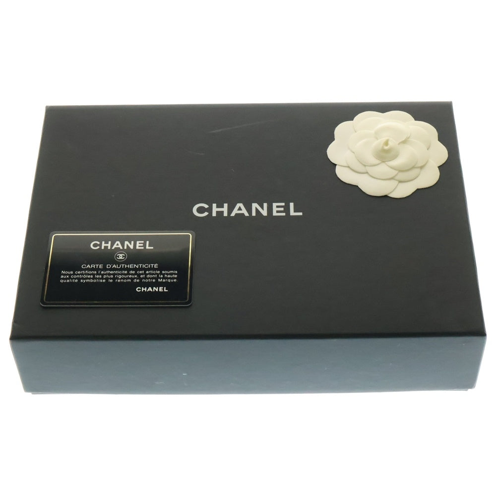 CHANEL(シャネル) ココマーク マトラッセ カーフスキン チェーンレザーロングウォレット 長財布 ペールイエロー レディース