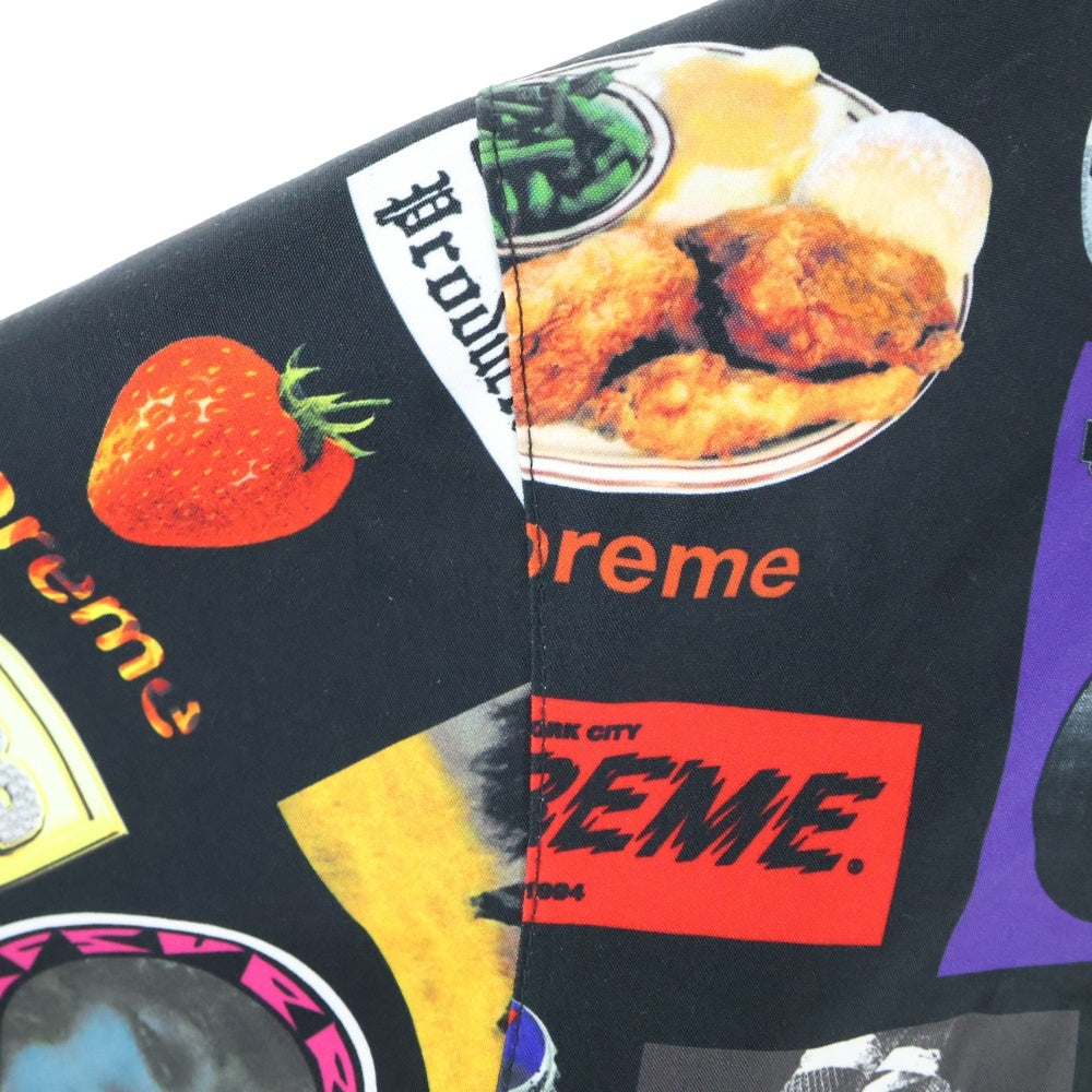 SUPREME(シュプリーム) 21SS GORE-TEX Stickers Shell Jacket ゴアテックス フード付ステッカーズシェルジャケット ブルゾン ブラック/マルチカラー
