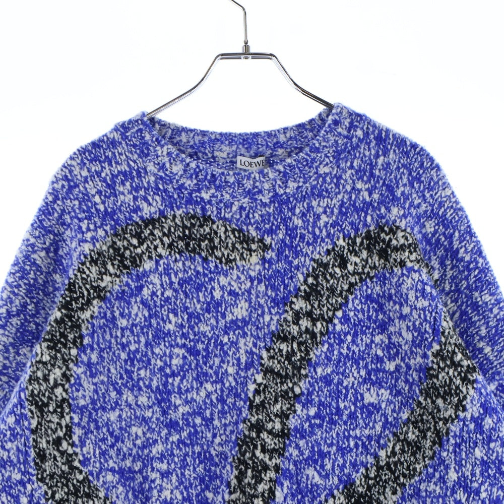 LOEWE(ロエベ) 22AW LARGE L CREWNECK SWEATER アナグラムニットセーター H526Y14KCE