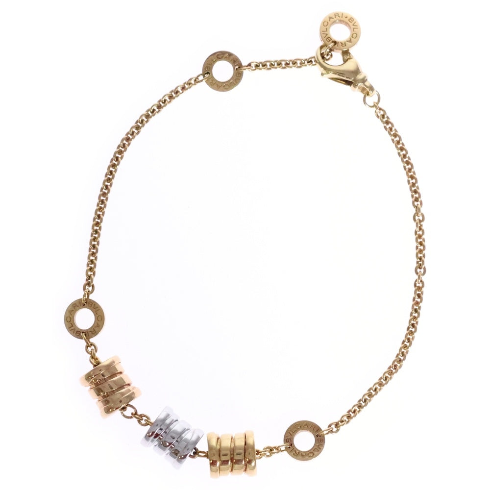 BVLGARI(ブルガリ) B-zero1 ビーゼロワン スリーエレメントチェーンブレスレット K18YG/WG/PG イエローゴールド/ピンクゴールド/ホワイトゴールド レディース