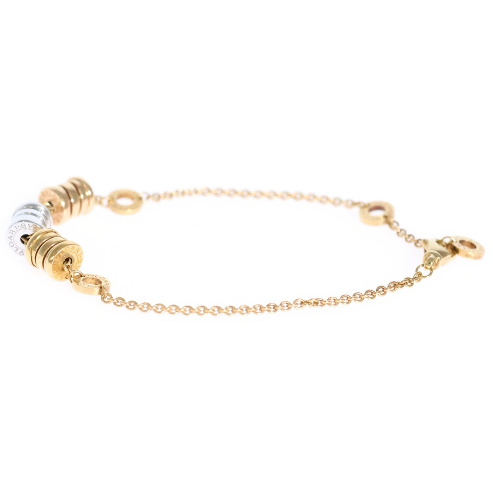 BVLGARI(ブルガリ) B-zero1 ビーゼロワン スリーエレメントチェーンブレスレット K18YG/WG/PG イエローゴールド/ピンクゴールド/ホワイトゴールド レディース