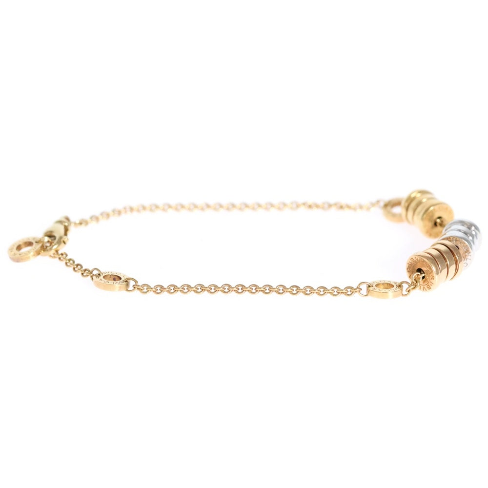 BVLGARI(ブルガリ) B-zero1 ビーゼロワン スリーエレメントチェーンブレスレット K18YG/WG/PG イエローゴールド/ピンクゴールド/ホワイトゴールド レディース