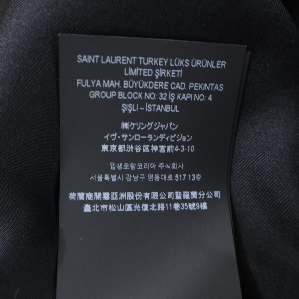 SAINT LAURENT PARIS(サンローランパリ) 1B フォーマルフィットサイトテーラードジャケット ブラック 505327 Y512W