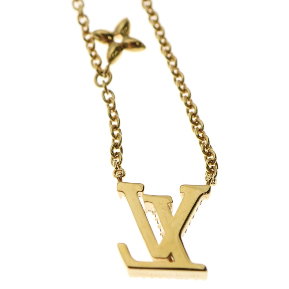 LOUIS VUITTON(ルイヴィトン) モノグラム コリエ LVアイコニック ネックレス ペンダント チェーン ゴールド GP