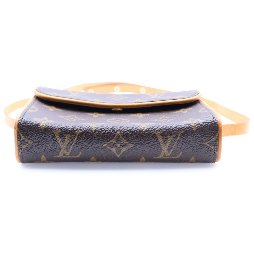 LOUIS VUITTON(ルイヴィトン) モノグラム ポシェットフロランティーヌ ウエストポーチ ショルダーバッグ ブラウン PVCレザー M51855
