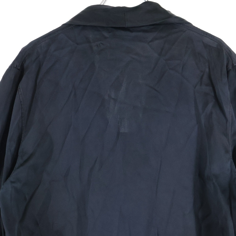 SAINT LAURENT PARIS(サンローランパリ) 23SS リボンカラー シルク ロングスリーブ 長袖シャツ ブラウス ブラック レディース 745542