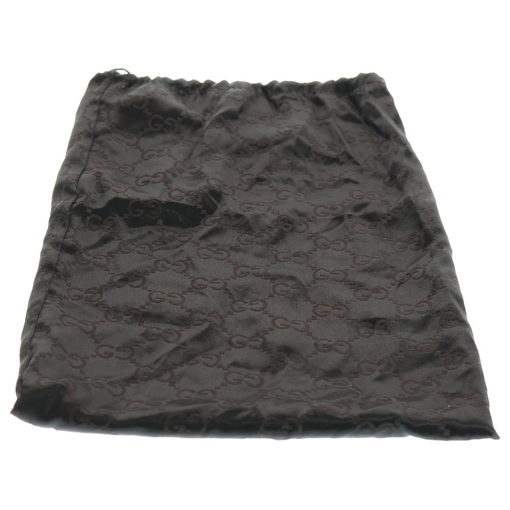 GUCCI(グッチ) GGキャンバス ウエストポーチ ボディバッグ ショルダーバッグ ブラウン×ベージュ シルバー金具 キャンバス×レザー 28566