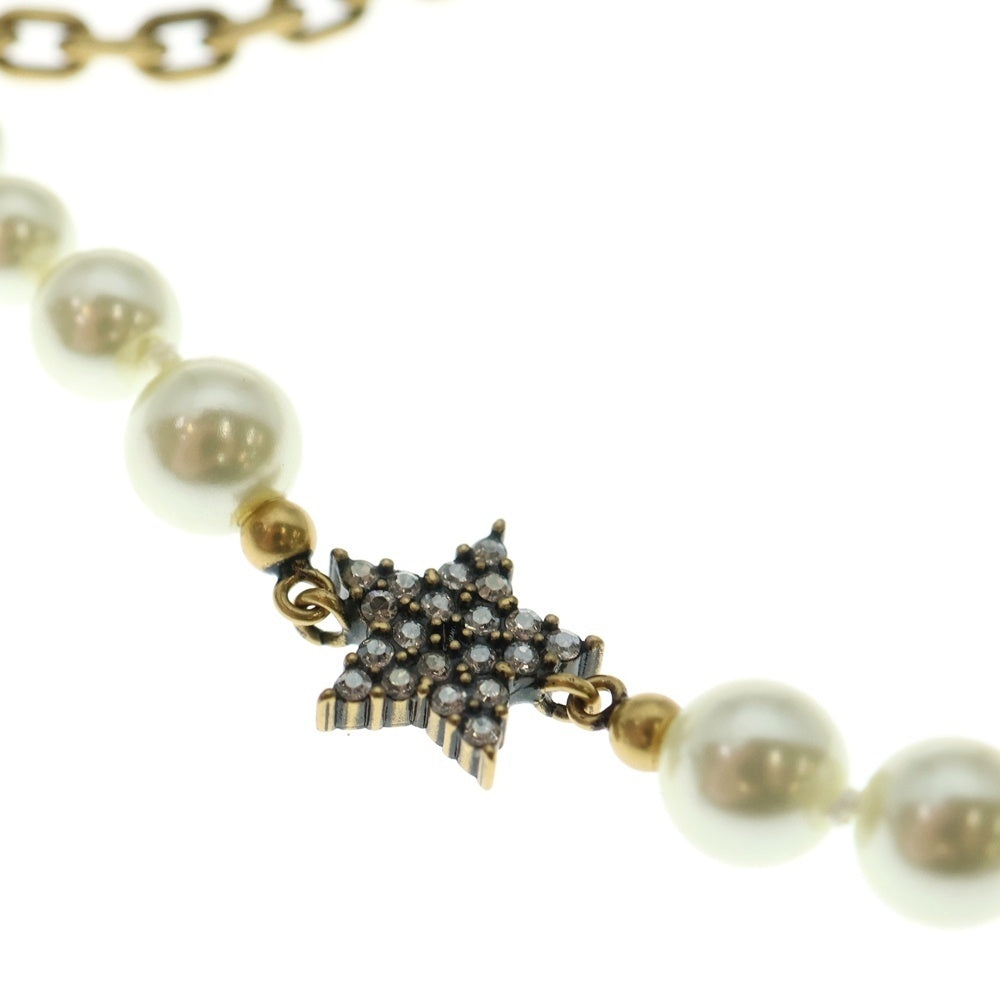 DIOR(ディオール) ジャディオール パールラインストーンネックレス チョーカー ゴールド N1113ADRCY