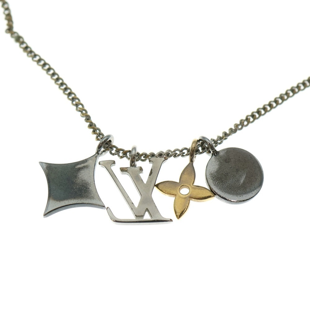 LOUIS VUITTON(ルイヴィトン) インスティンクト ネックレス ペンダント チェーン ゴールド シルバー M00521