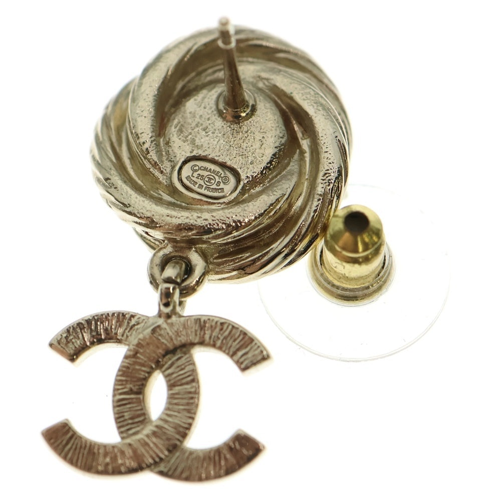 CHANEL(シャネル) ココマーク ロゴ ピアス イヤーアクセサリー シャンパンゴールド