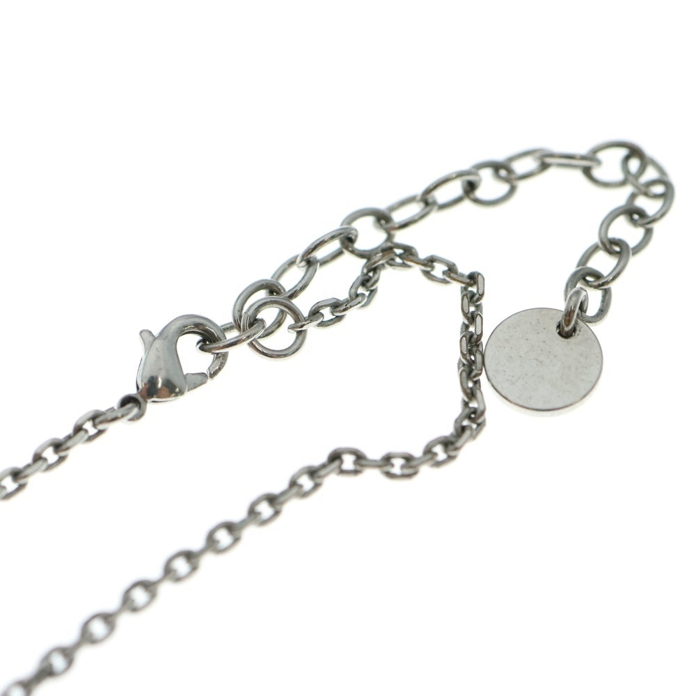 DIOR(ディオール) ロゴパール ネックレス ペンダント チェーン シルバー